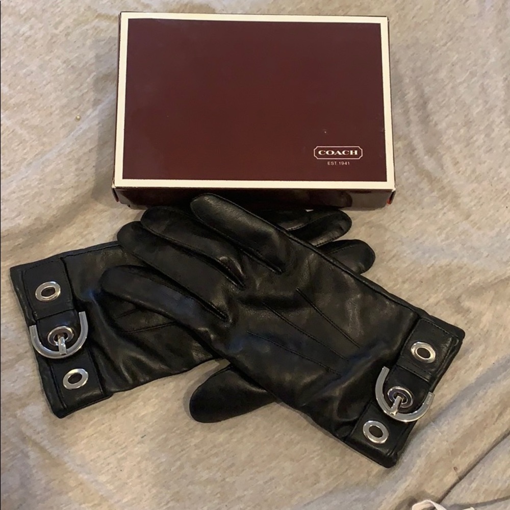 Coach Leather Gloves